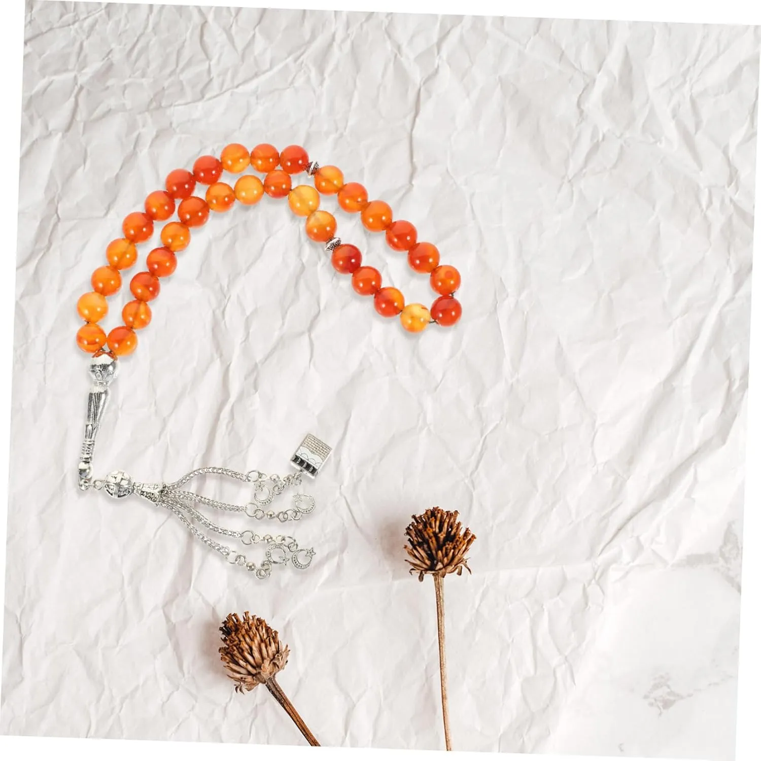 1 String Agate Bead Bracelet Exquisite Rosary Beads Rosary for Rosary Beaded Bracelet Muslim Prayer