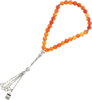 1 String Agate Bead Bracelet Exquisite Rosary Beads Rosary for Rosary Beaded Bracelet Muslim Prayer
