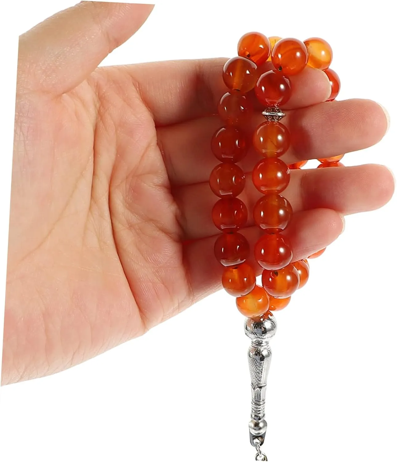 1 String Agate Bead Bracelet Exquisite Rosary Beads Rosary for Rosary Beaded Bracelet Muslim Prayer