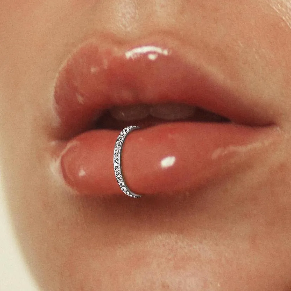 10 PCS Septum Rings Hoop with CZ, 16G/1.2*(6-8-10)mm earrings Surgical Stainless Steel ear gauges weight,Segment Nose Rings, Cartilage Clicker Hoop Earrings for Rook, Daith, Tragus,Gold Silver