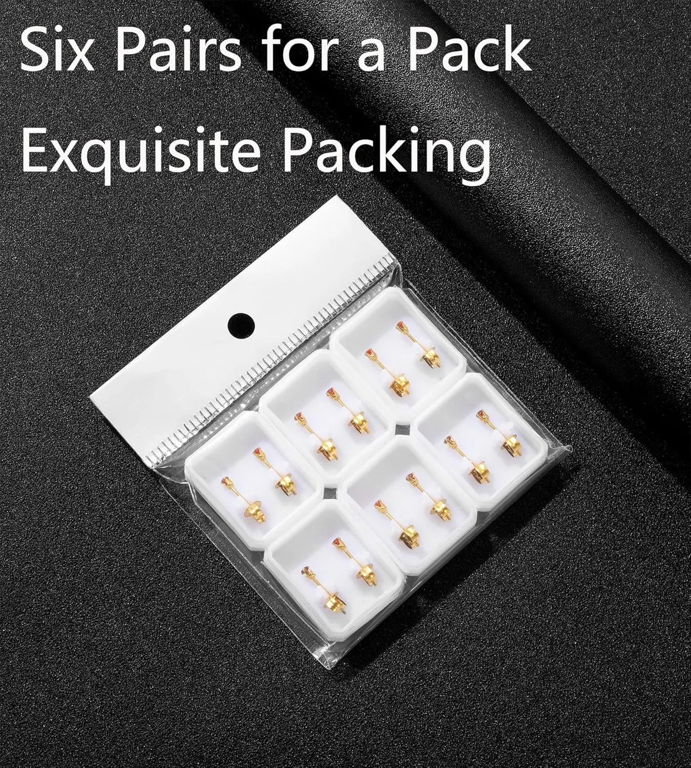 14K Gold Filled Polished Small CZ Pearl Ball Stud Earrings Set for Women Men 20G Surgical Steel Hypoallergenic Piercing Studs for Sensitive Ear, Pack of 6 Pairs