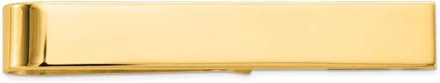 14k Men's Polished Tie Bar
