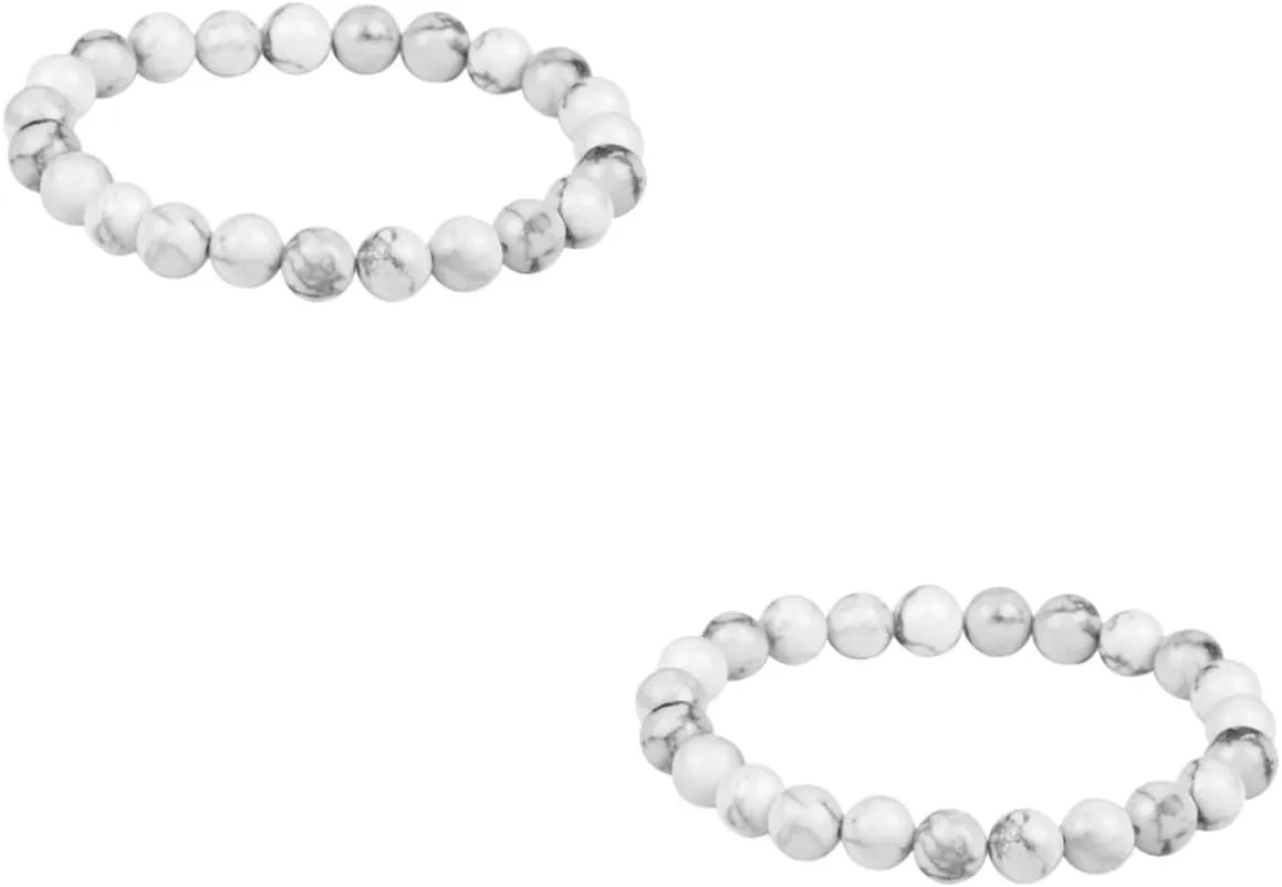 2pcs Friendship Bracelet Decorative Bead Bracelet Elegant Wear-resistant Ideal for Parties Daily Life