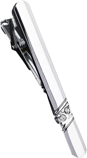 Adjustable Tie Clip for Men Offering Versatility for Different Tie Styles for Wedding Business Conferences