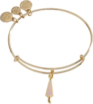 Alex and Ani AS6784HAExpandable Bangle BraceletSG,Harry Potter Hagrid Symbol Expandable Bangle Bracelet,Shiny Gold,Pink, Bracelets