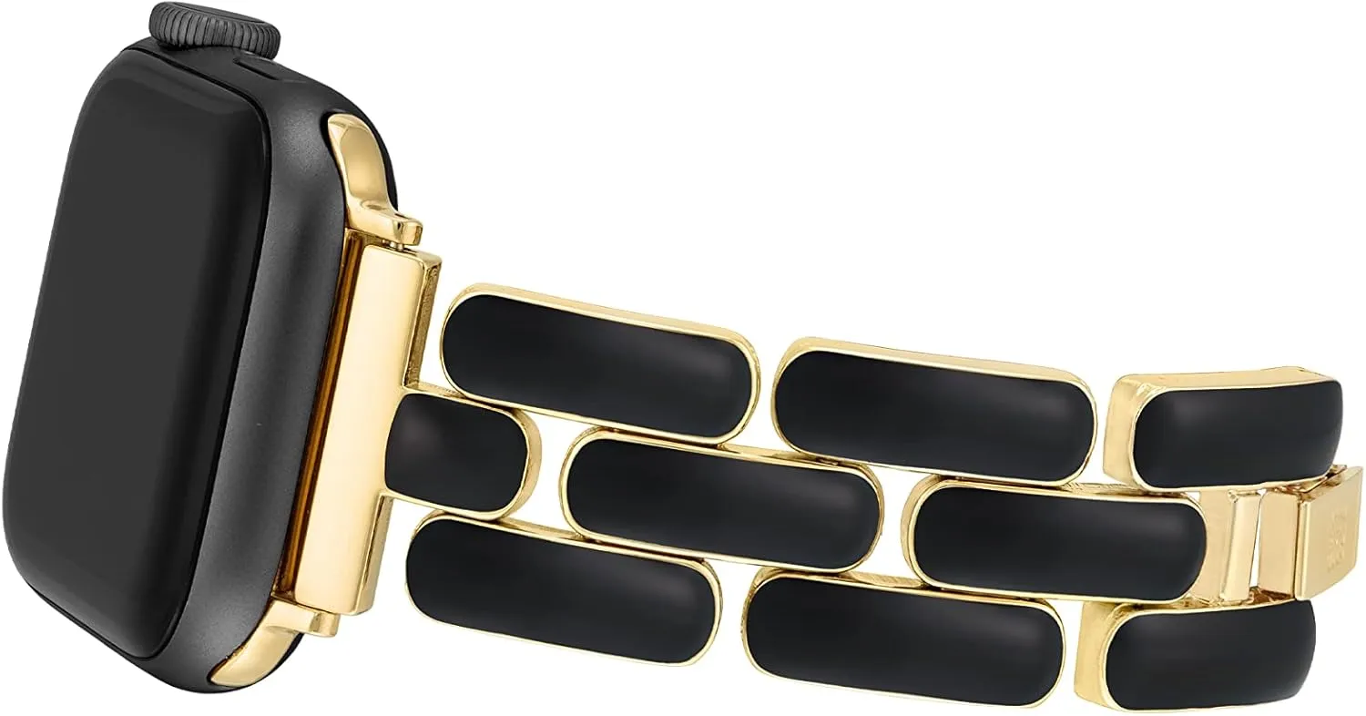 Anne Klein Fashion Bracelet for Apple Watch, Secure, Adjustable, Apple Watch Replacement Band, Fits Most Wrists