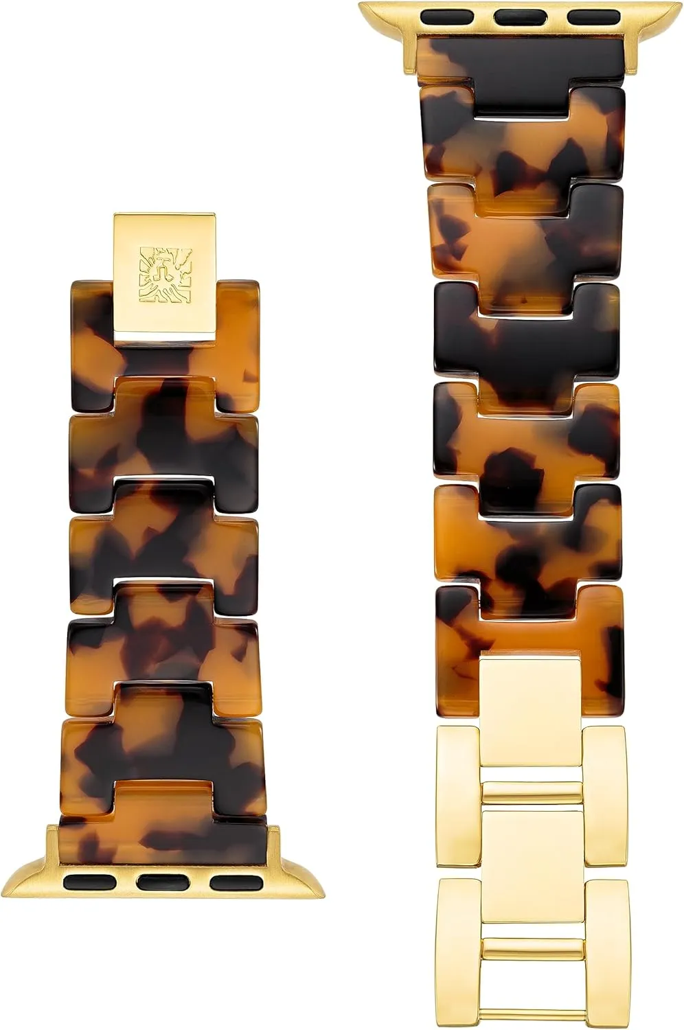 Anne Klein Women's Acetate Fashion Band for Apple Watch Secure, Adjustable, Apple Watch Band Replacement, Fits Most Wrists