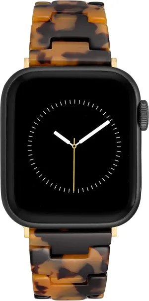 Anne Klein Women's Acetate Fashion Band for Apple Watch Secure, Adjustable, Apple Watch Band Replacement, Fits Most Wrists