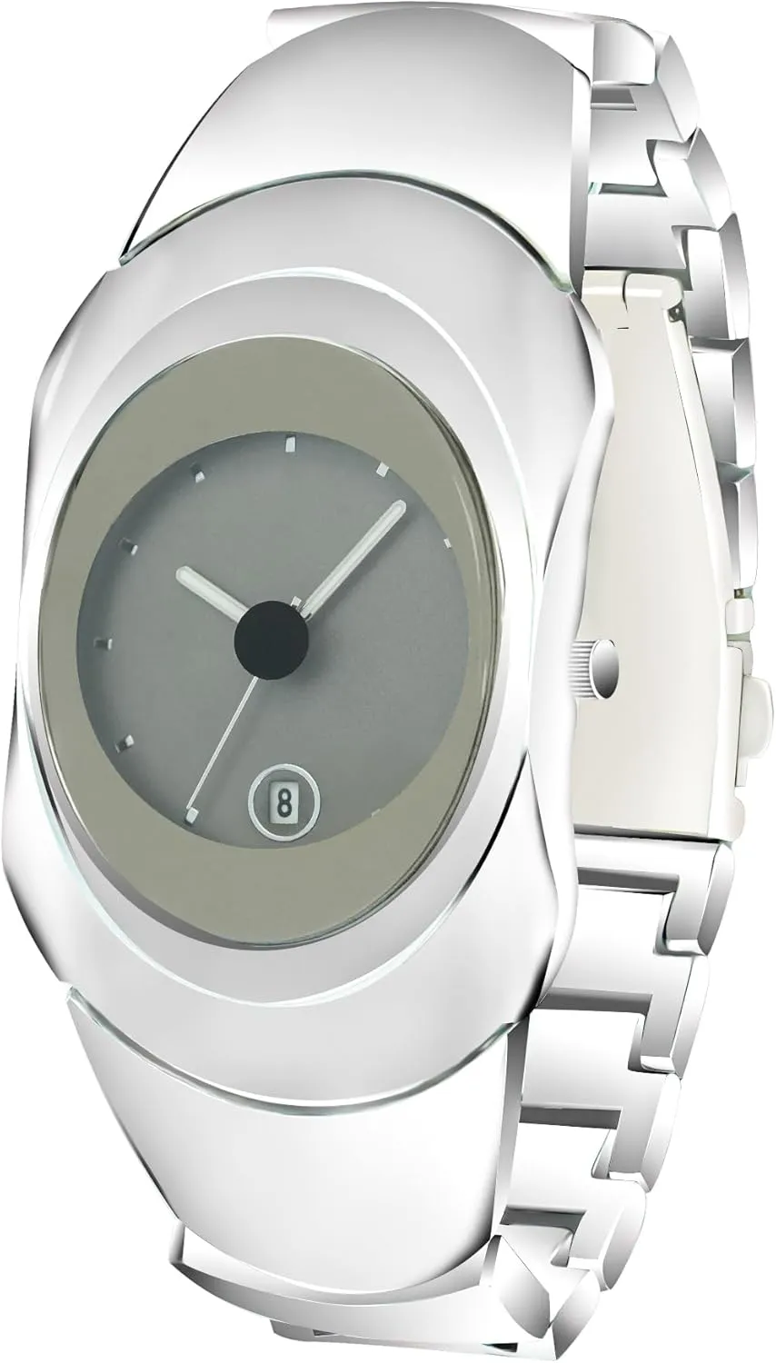BARAMON Men's Fashion Watches Stylish Futuristic Collectible Unique Male Wristwatch Analog Quartz Clock Date Waterproof Watch for Men