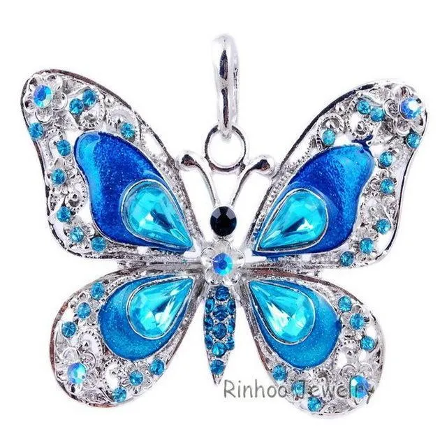 Beautiful Long Butterfly Pendants