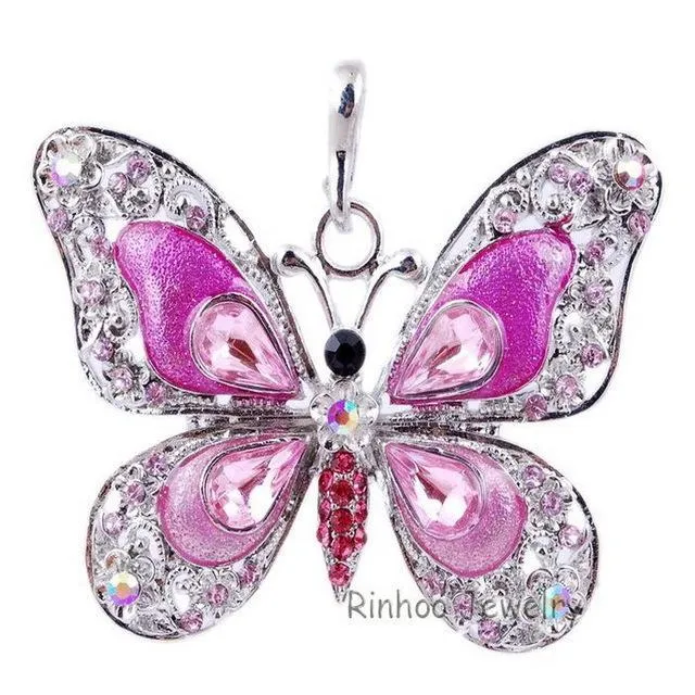 Beautiful Long Butterfly Pendants