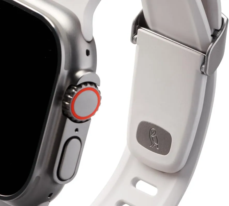 Bellroy Venture Watch Strap Large (Band Compatible with Apple Watch 42-49mm) - Chalk