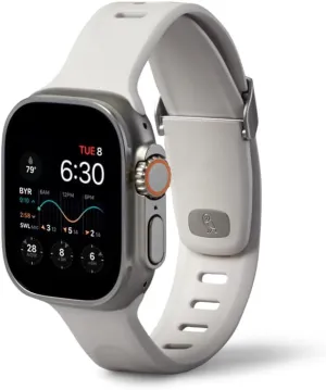 Bellroy Venture Watch Strap Large (Band Compatible with Apple Watch 42-49mm) - Chalk