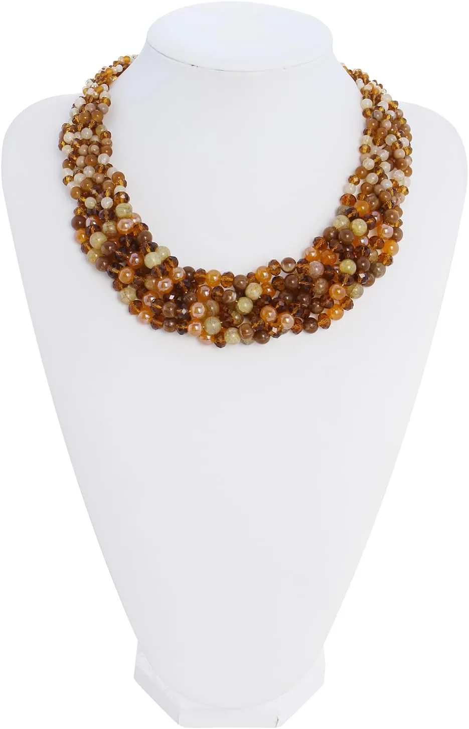 Bocar Necklaces for Women, Multi Layer Statement Collar Beaded Necklace for Women Gift (NK-10698)