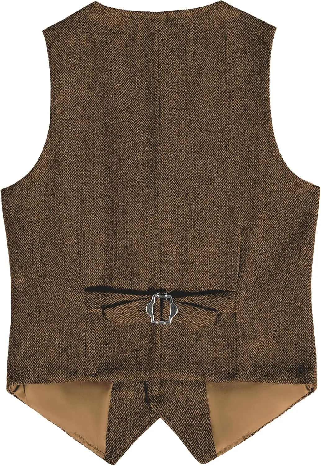 Boys Vest Vintage Tweed Toddler Little Kids Waistcoat with Pocket Sleeveless Slim Fit Casual Vest Outfit