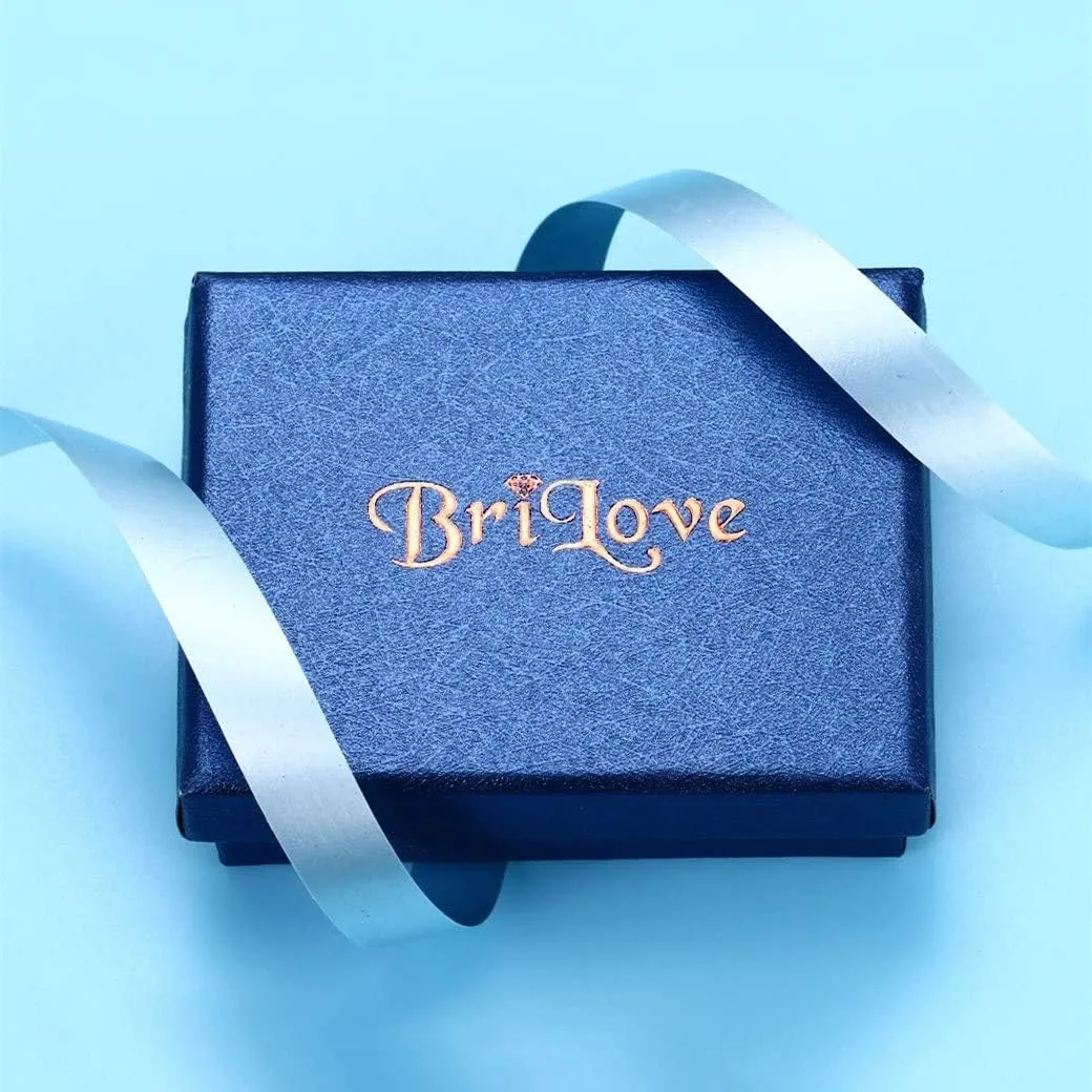 BriLove Wedding Bridal Elegant Crystal Double Row Teardrop Cluster Stretch Bangle Bracelet for Bride