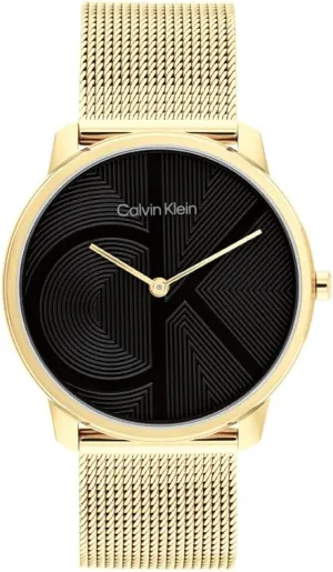 Calvin Klein Women's CK Iconic - 35mm 2H Quartz Watch - Stainless Steel Mesh Bracelet - Water Resistance 30 Meters  Premium Fashion Timepiece for Everyday Style - Gift for Her