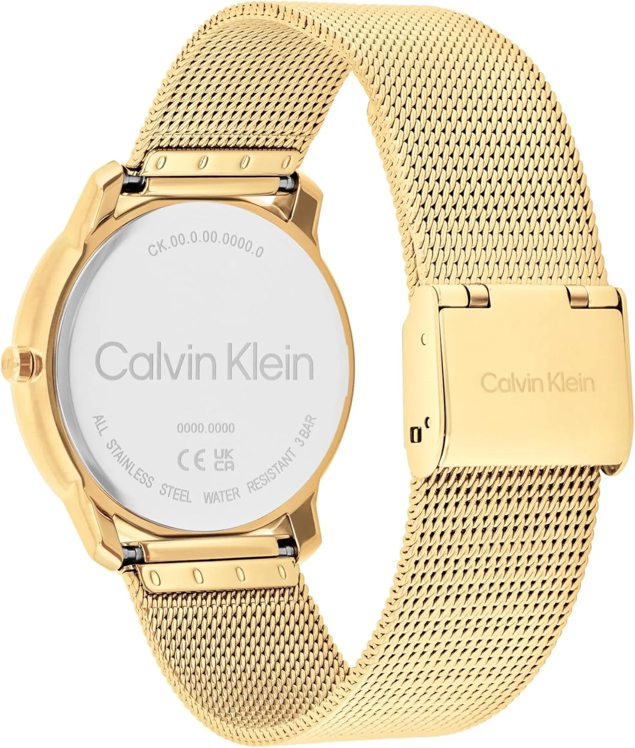 Calvin Klein Women's CK Iconic - 35mm 2H Quartz Watch - Stainless Steel Mesh Bracelet - Water Resistance 30 Meters  Premium Fashion Timepiece for Everyday Style - Gift for Her