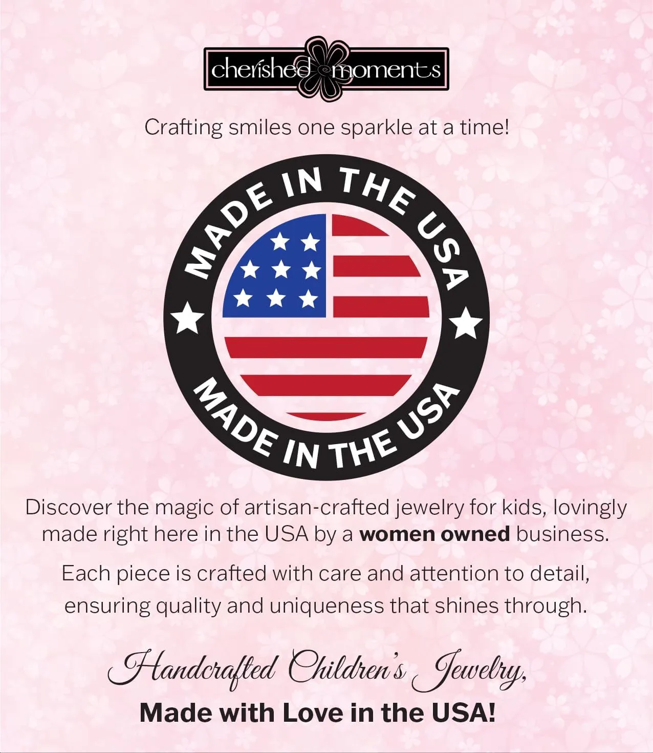 Cherished Moments Children's 14K Gold-plated Bracelet with Pink High-End Simulated Pearls and Cross or Heart Charm for Baptism, Christening or First Communion Gift for Girls