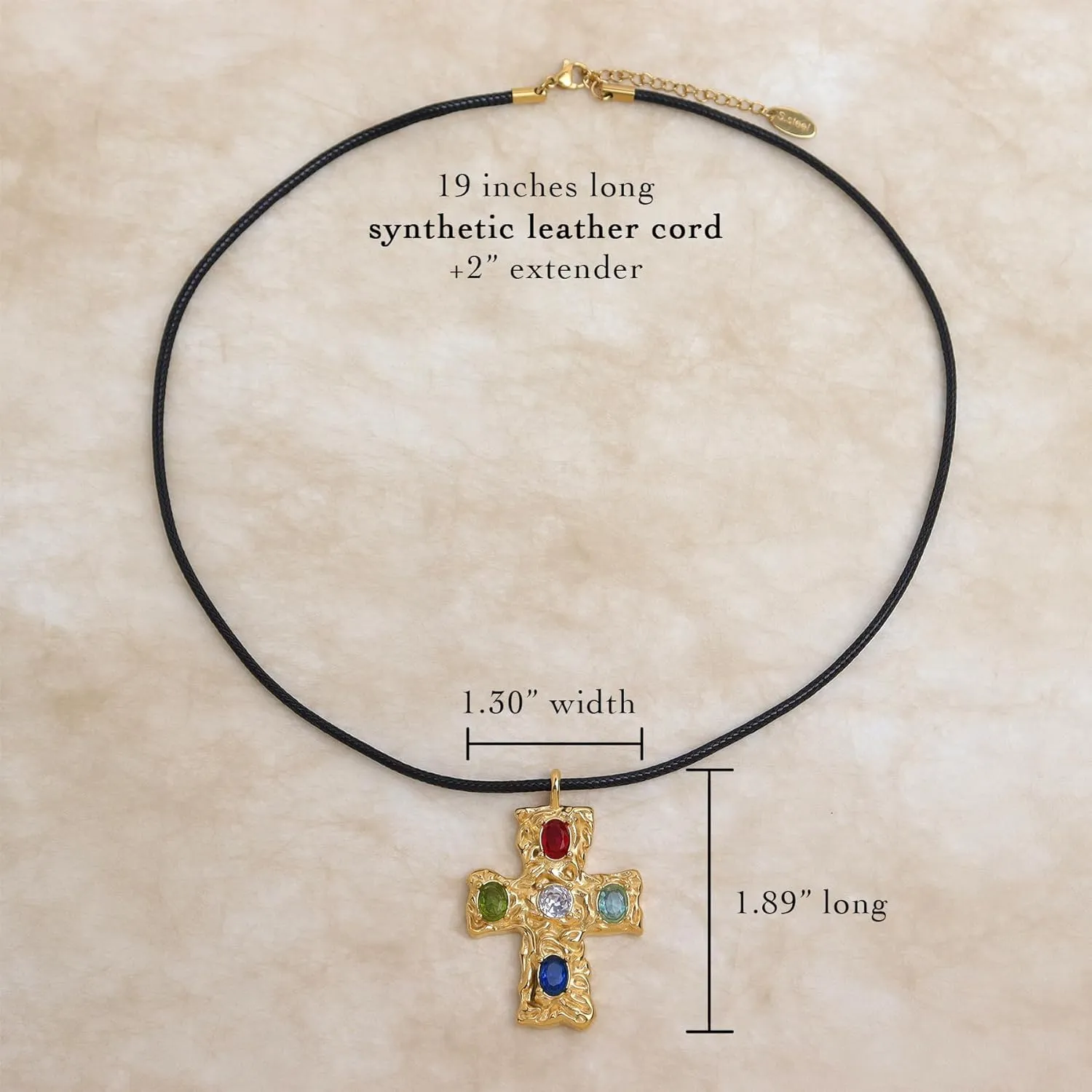 Chunky Gold Pendant Necklace for Women, Trendy Statement Thick Charm Adjustable Long Black Braided Rope String Nacklaces Fall Winter Prom Fashion Jewelry Gift