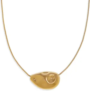 Chunky Gold Pendant Necklace for WomenTrendy Charm Thick Adjustable Hammered Hollow Long Chain Nacklaces Fall Winter Prom Jewelry Gift.