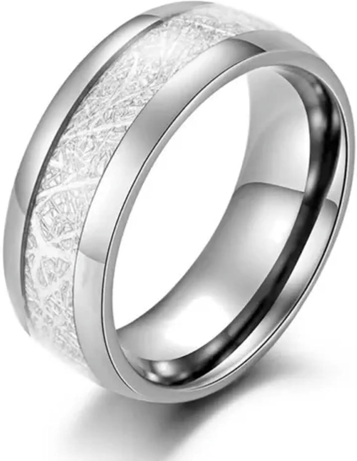 Couple Rings Stainless Steel Ring Men's Jewelry Metallic Geometric Temperament-gold-13