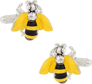 Cuff-Daddy Bumble Bee Cufflinks with Presentation Box