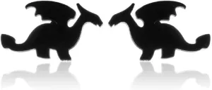 Cute Dinosaurs Earrings Stud for Women Girls Men 925 Sterling Silver Hypoallergenic Tiny Dragon Brontosaurus Animal Cartilage Tragus Polished Fashion Punk Jewelry Dainty Gifts for Friends
