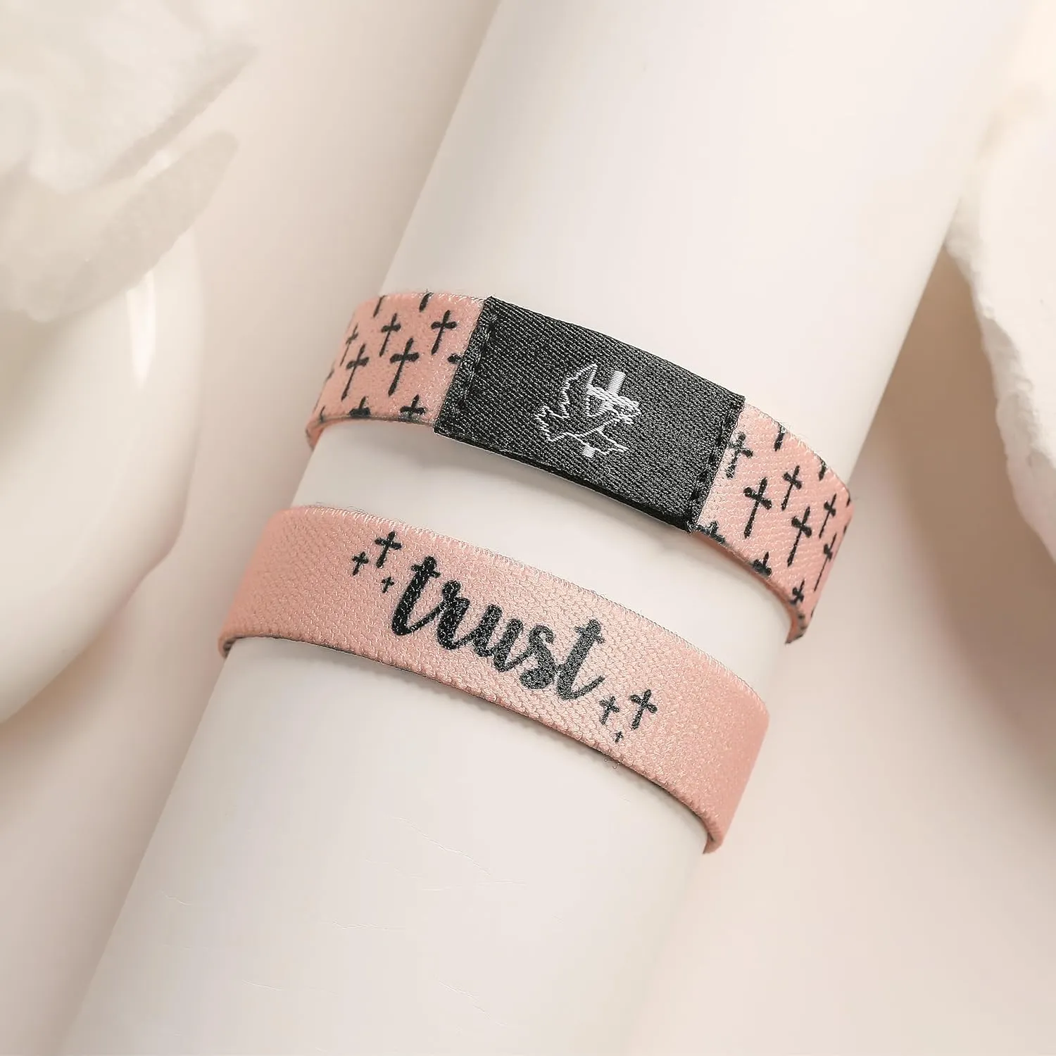 Daily Bible Verse Bracelets with NFC Christian Scripture Bracelet Jesus Faith Wristbands Religious Daily Devotional Inspirational Gifts for Men Women