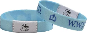 Daily Bible Verse Bracelets with NFC Christian Scripture Bracelet Jesus Faith Wristbands Religious Daily Devotional Inspirational Gifts for Men Women(W.W.J.D)
