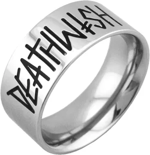Deathwish Skateboards Deathspray Ring (Silver) Small - Size 9