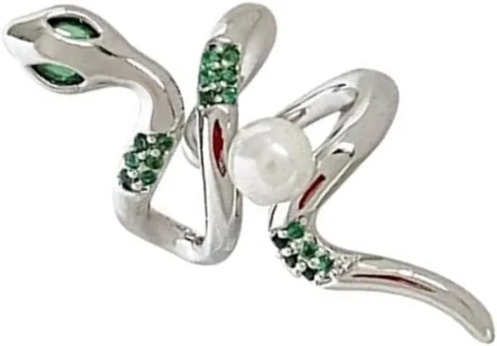 Delicate Alloy Snake Ear Cuff Stylish Serpents Ear Cuff Portable Ear Clip for Students and without Piercing Required