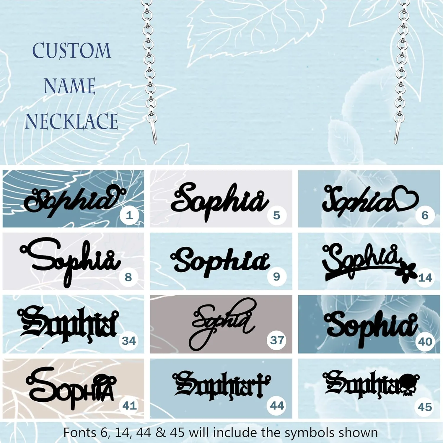 Dennis Name Necklace Personalized Sterling Silver Custom Name Necklace for Women