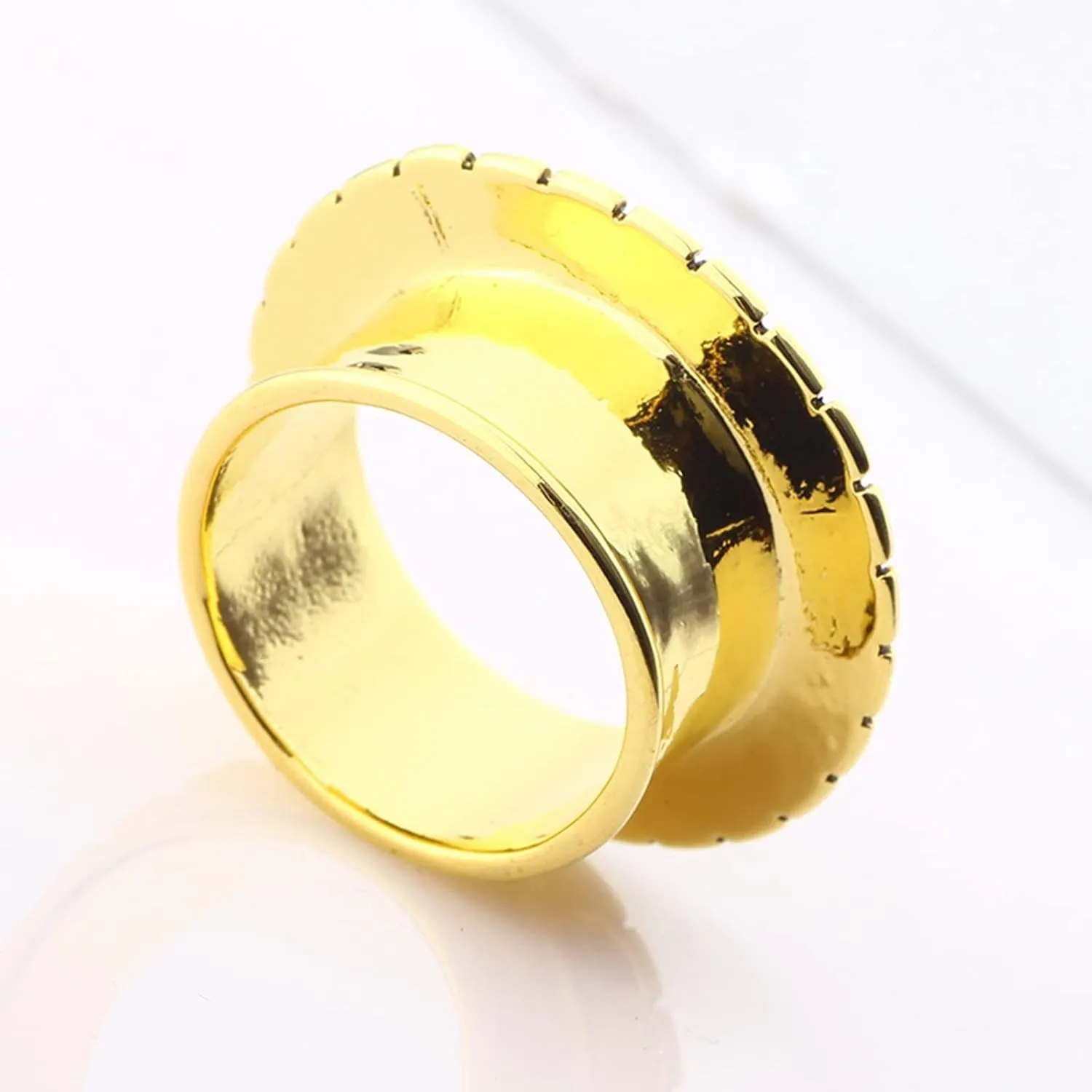 Ear Tunnels, 2PCS Stainless Steel Ear Plugs Vintage Hoop Geometric Pattern Ear Gauges 00G Body Piercings Jewelry