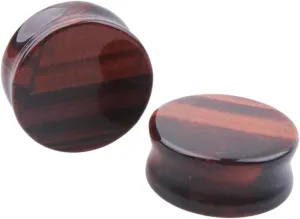 Elegant Ear Tunnel Plugs Stone Ear Gauges Expanders Ideal for Family Friends 12mm