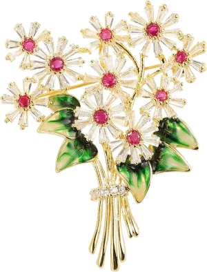 Elegant Pearl Flower Designer Brooch Pins Broches Costume Jewelry For Women Fashion Christmas Gift