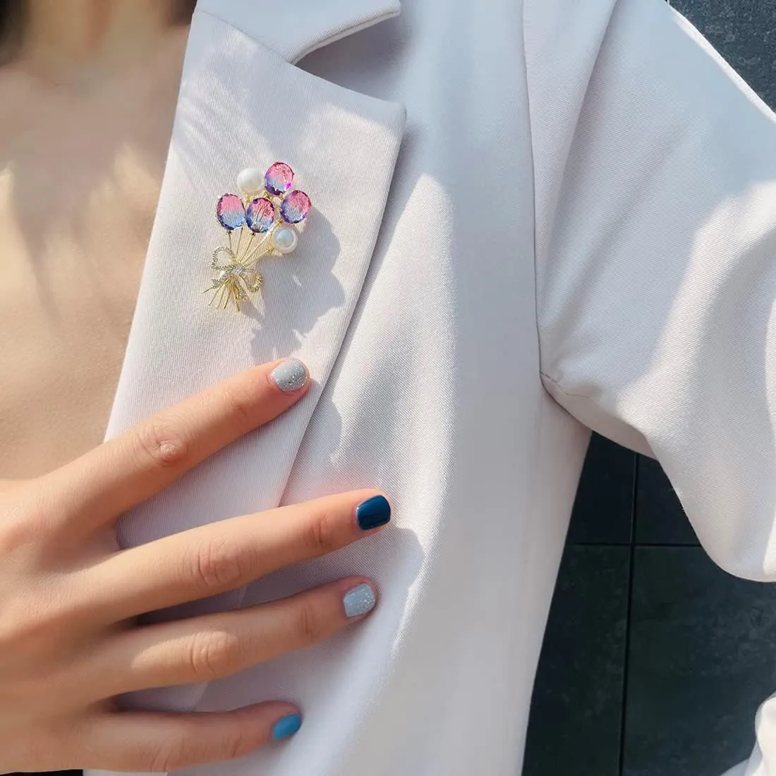 Elegant Pearl Flower Designer Brooch Pins Broches Costume Jewelry For Women Fashion Christmas Gift