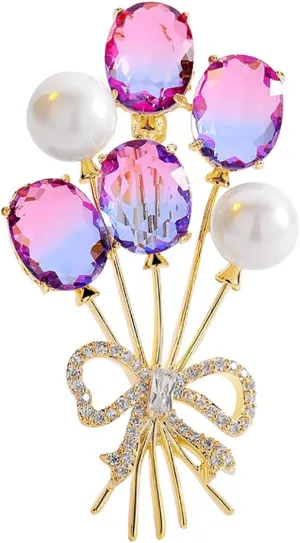 Elegant Pearl Flower Designer Brooch Pins Broches Costume Jewelry For Women Fashion Christmas Gift