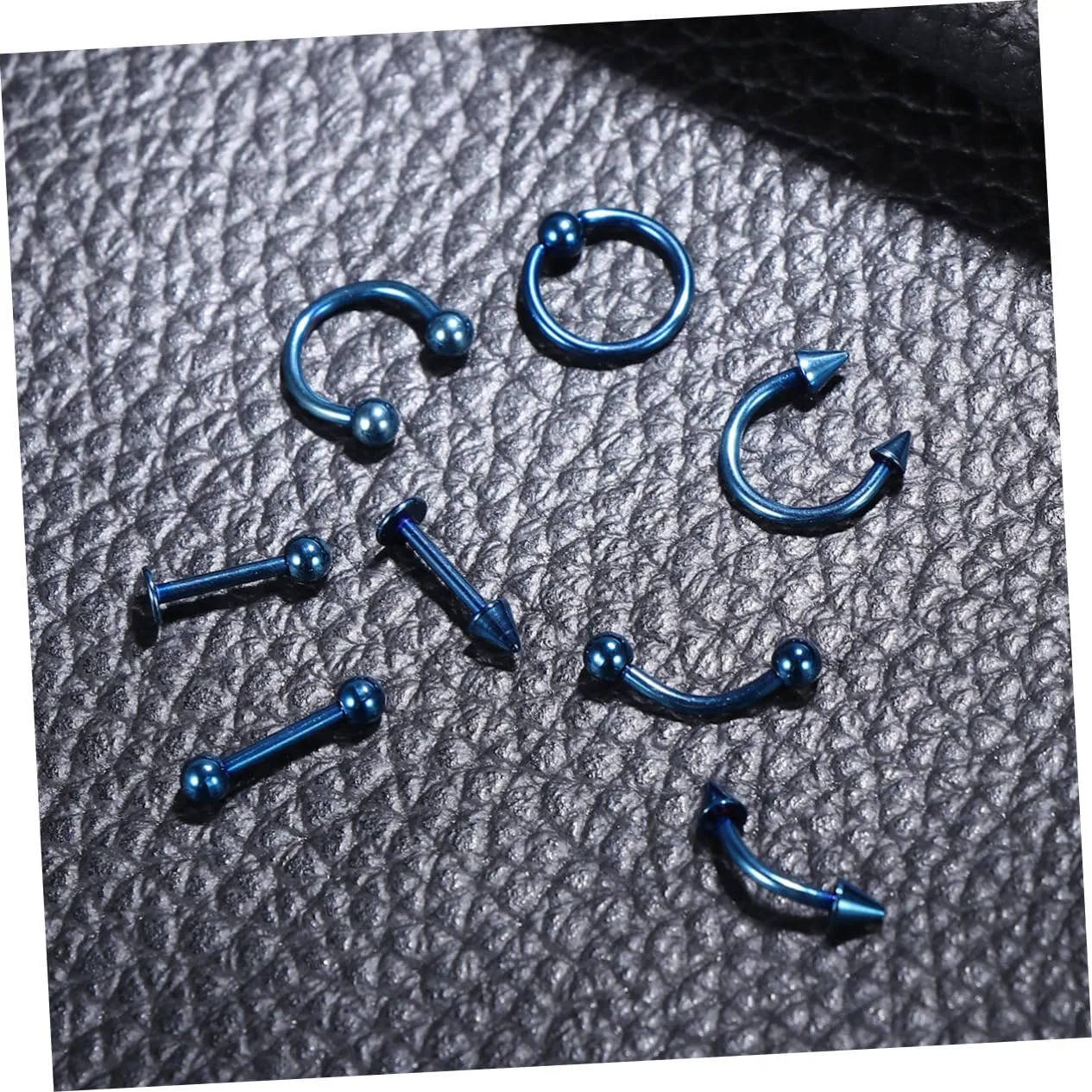 Elegant Stainless Steel Piercing Jewelry Set Septum Industrial Nose Piercings Hoops