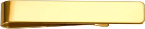 FANICE EOS Classic Tie Clip, Gold Tone Metal, Simple Business Wedding Men