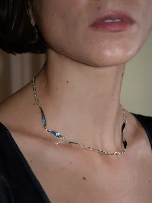 Faris Blade Necklace, Sterling Silver