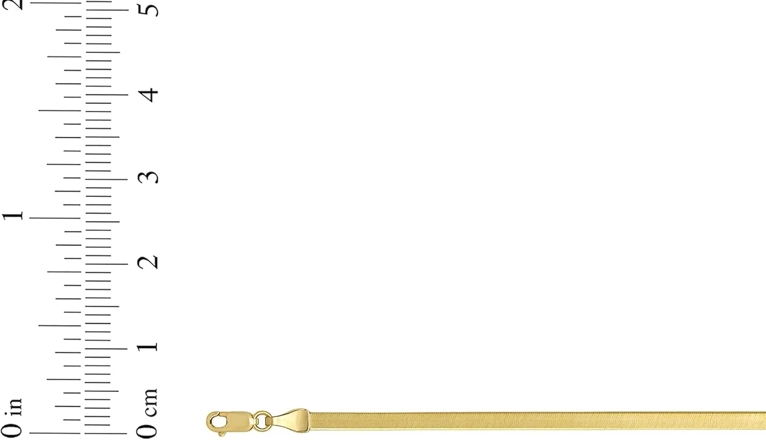 Floreo 10k Yellow Gold 3mm Flexible Silky Herringbone Chain Bracelet or Anklet