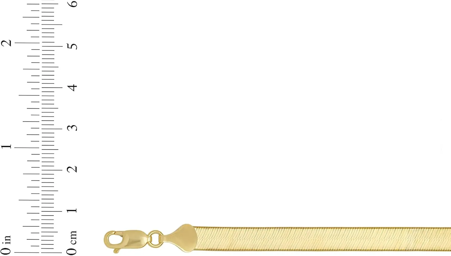 Floreo 10k Yellow Gold 7mm Super Flexible Silky Herringbone Chain Bracelet