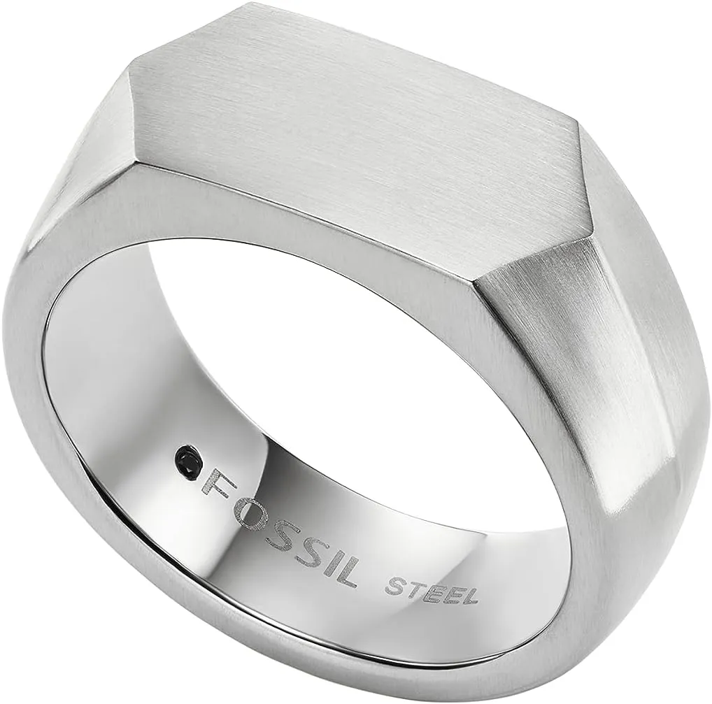 Fossil Men's Stainless Steel Ring
