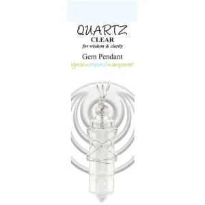Gem Pendant Clear Quartz