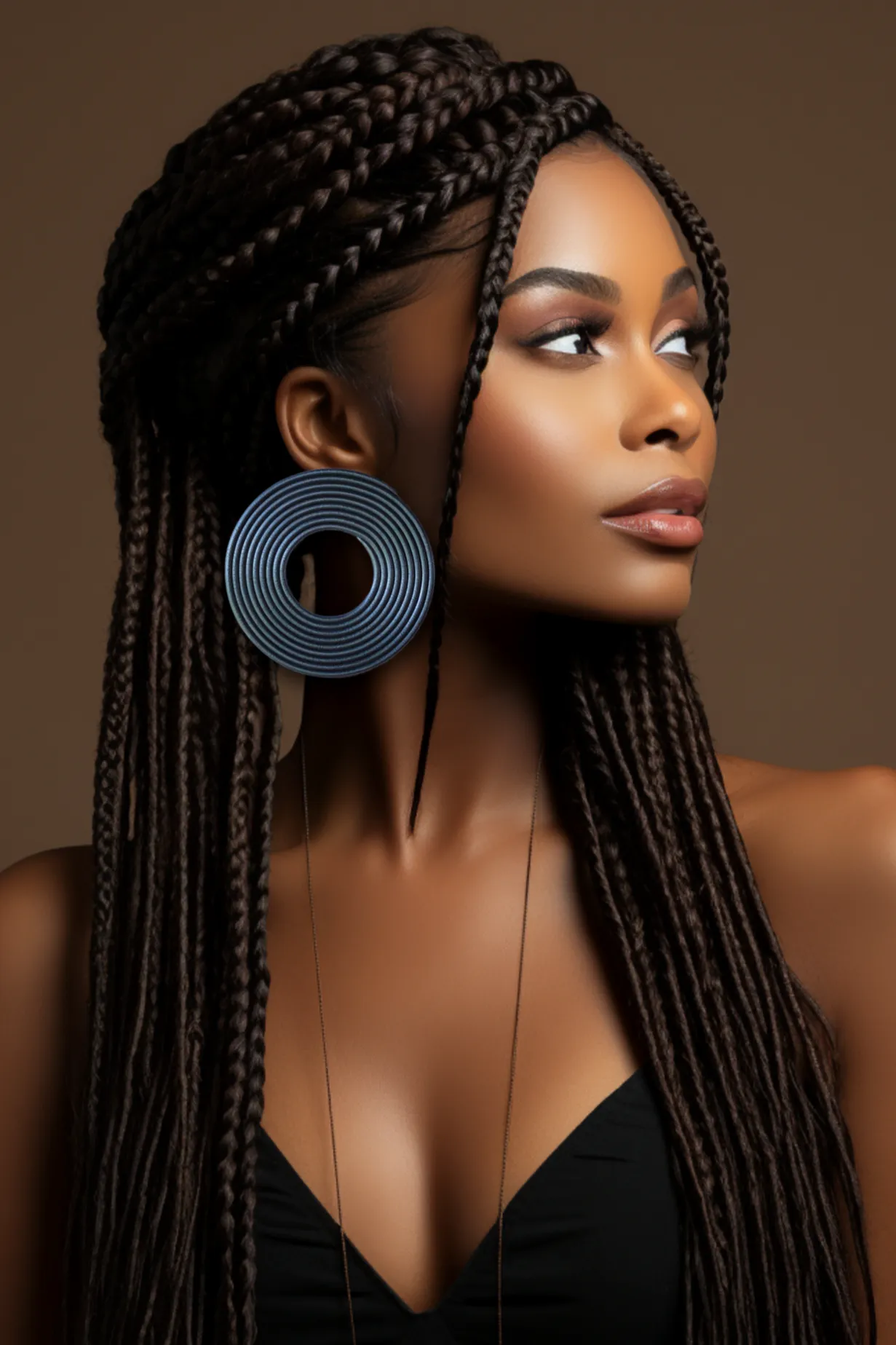 Geometric Circle Earrings