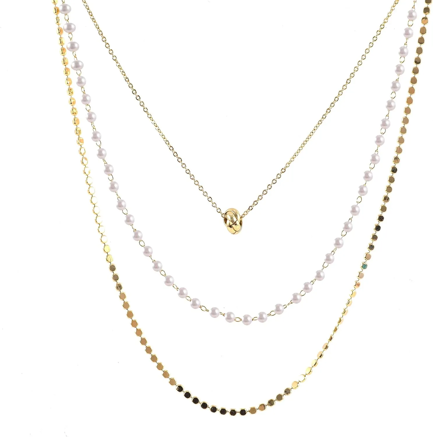 Gold Layered Necklace Mushroom Butterfly Bee Bear Pendant Necklace Jewelry for Women