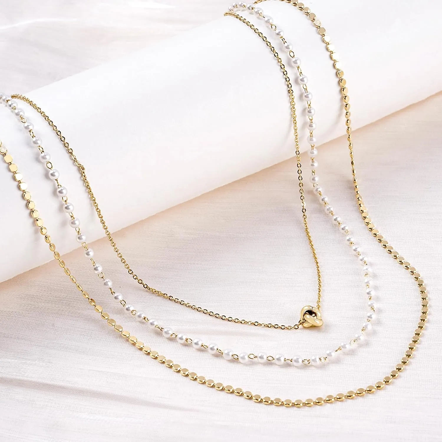 Gold Layered Necklace Mushroom Butterfly Bee Bear Pendant Necklace Jewelry for Women
