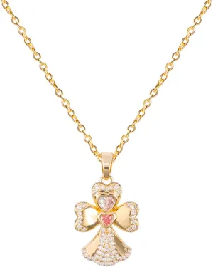 Gold Pendant Necklace Flower Rudder Compass Necklace for Women, Four Leaf Clover Saturn Moon Star Gold Plated Chain Dainty Necklaces Trendy Jewelry Wedding Anniversary Birthday Gift for Her