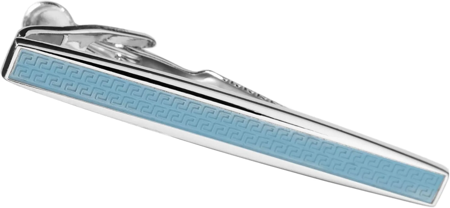 Greek Key Tie Bar